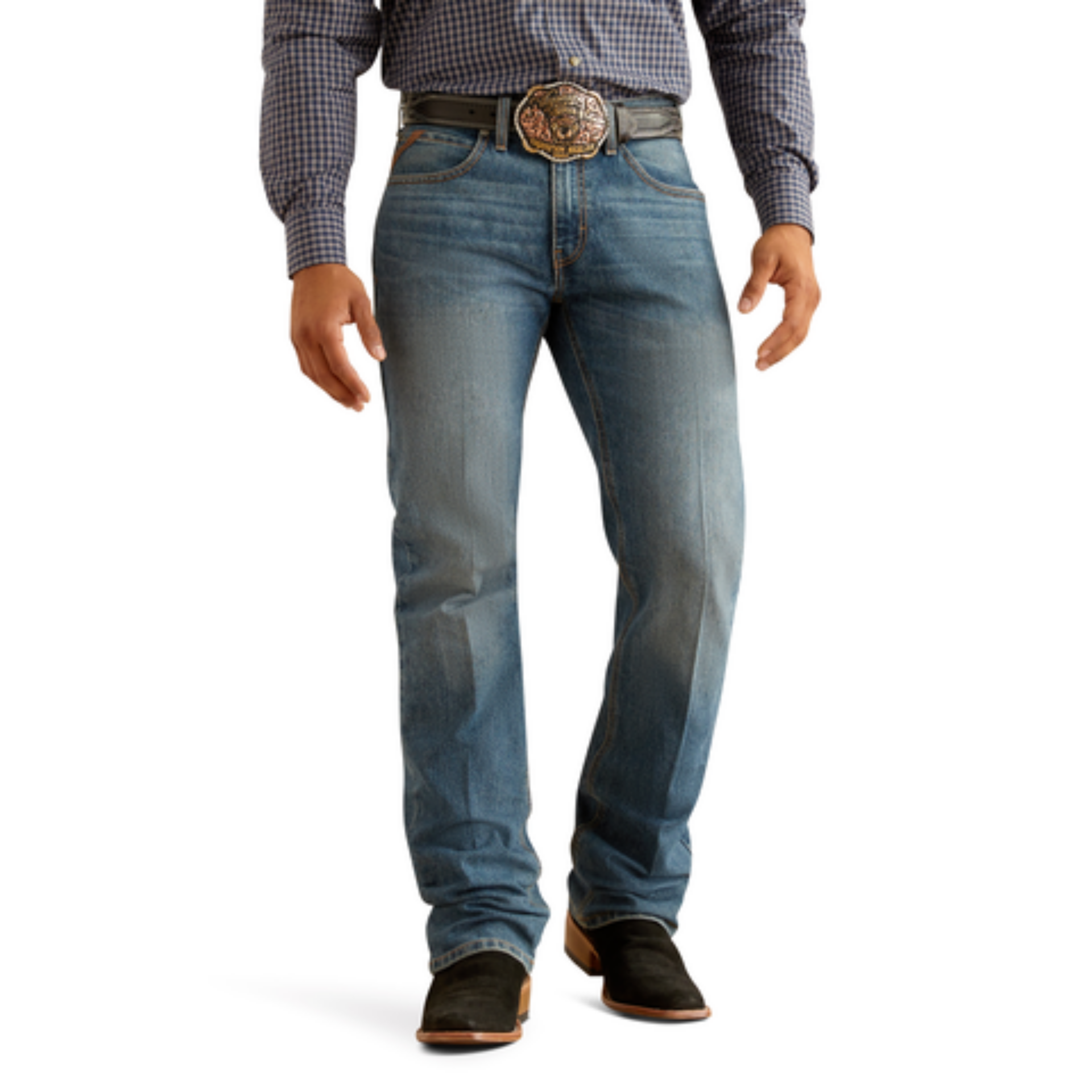 Picture of Ariat 10045391 M5 Straight Stretch Pro Series Ray Straight