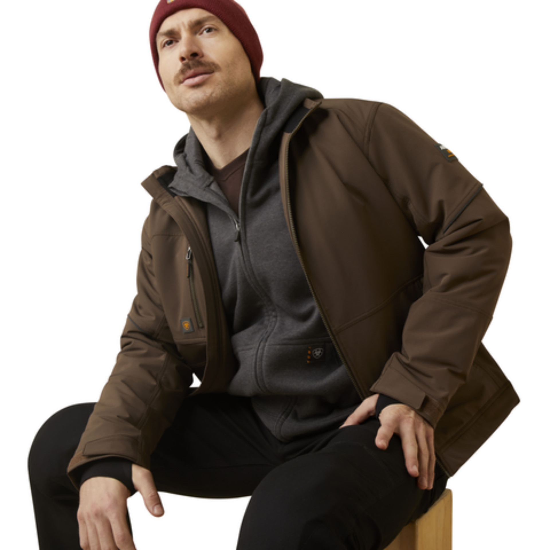 Picture of Ariat 10046150 Rebar DriTEK DuraStretch  Insulated Jacket