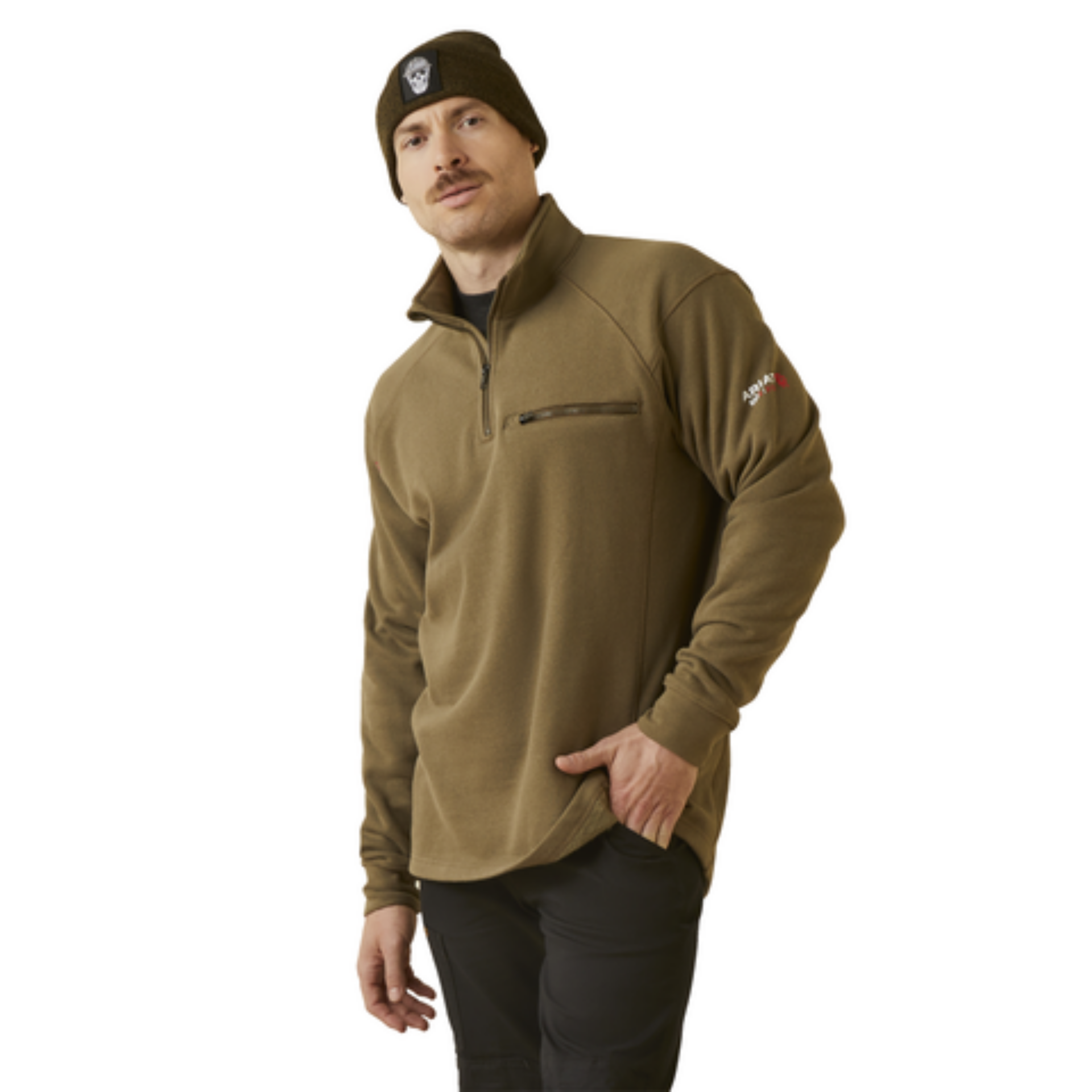 Picture of Ariat 10046698 FR Rev 1/4 Zip Top