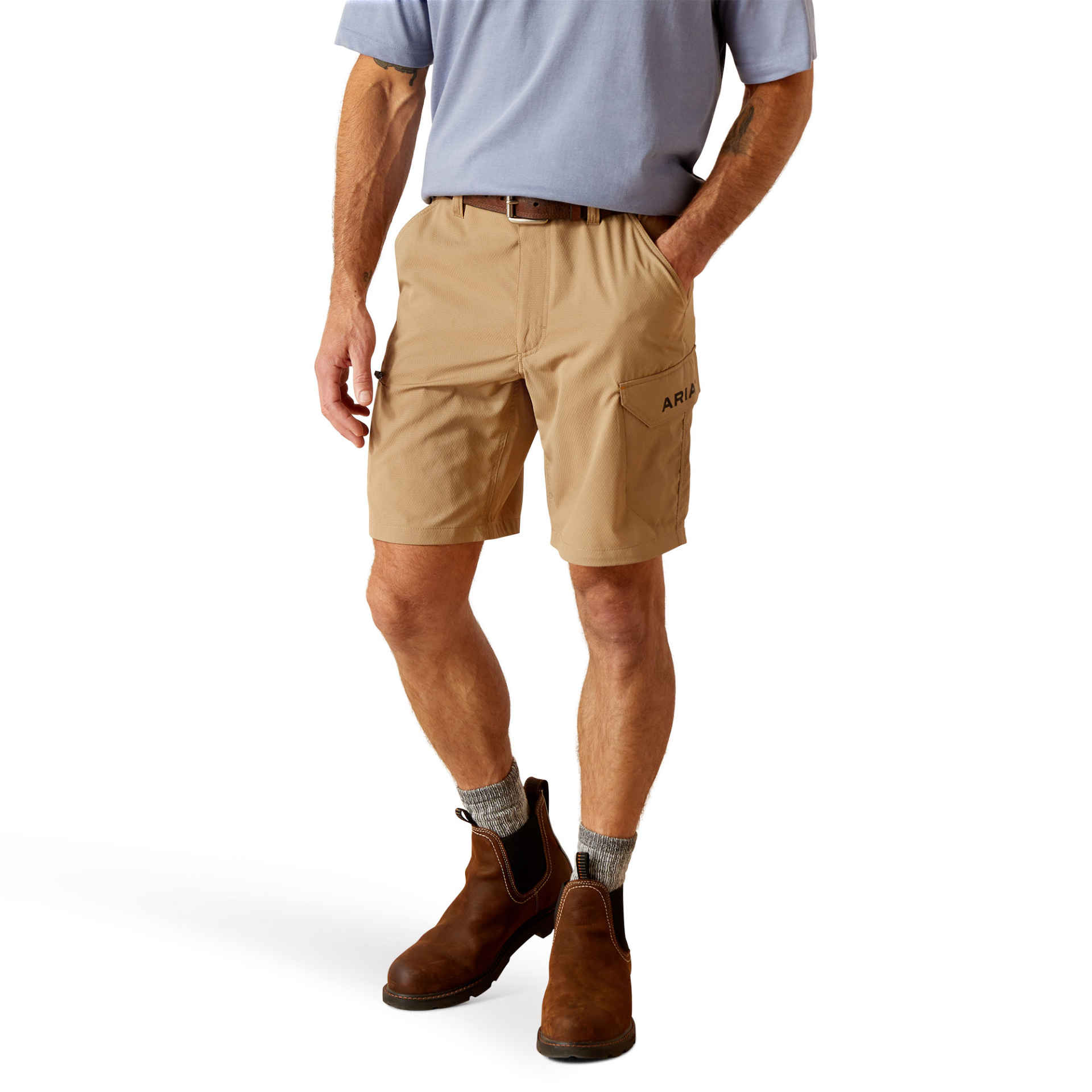 Picture of Ariat 10048225 Rebar WorkFlow Ultralight 9 Shorts