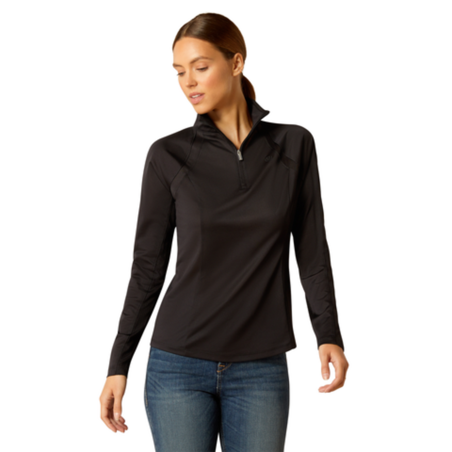 Picture of Ariat 10049041 Sunstopper 3.0 1/4 Zip Baselayer