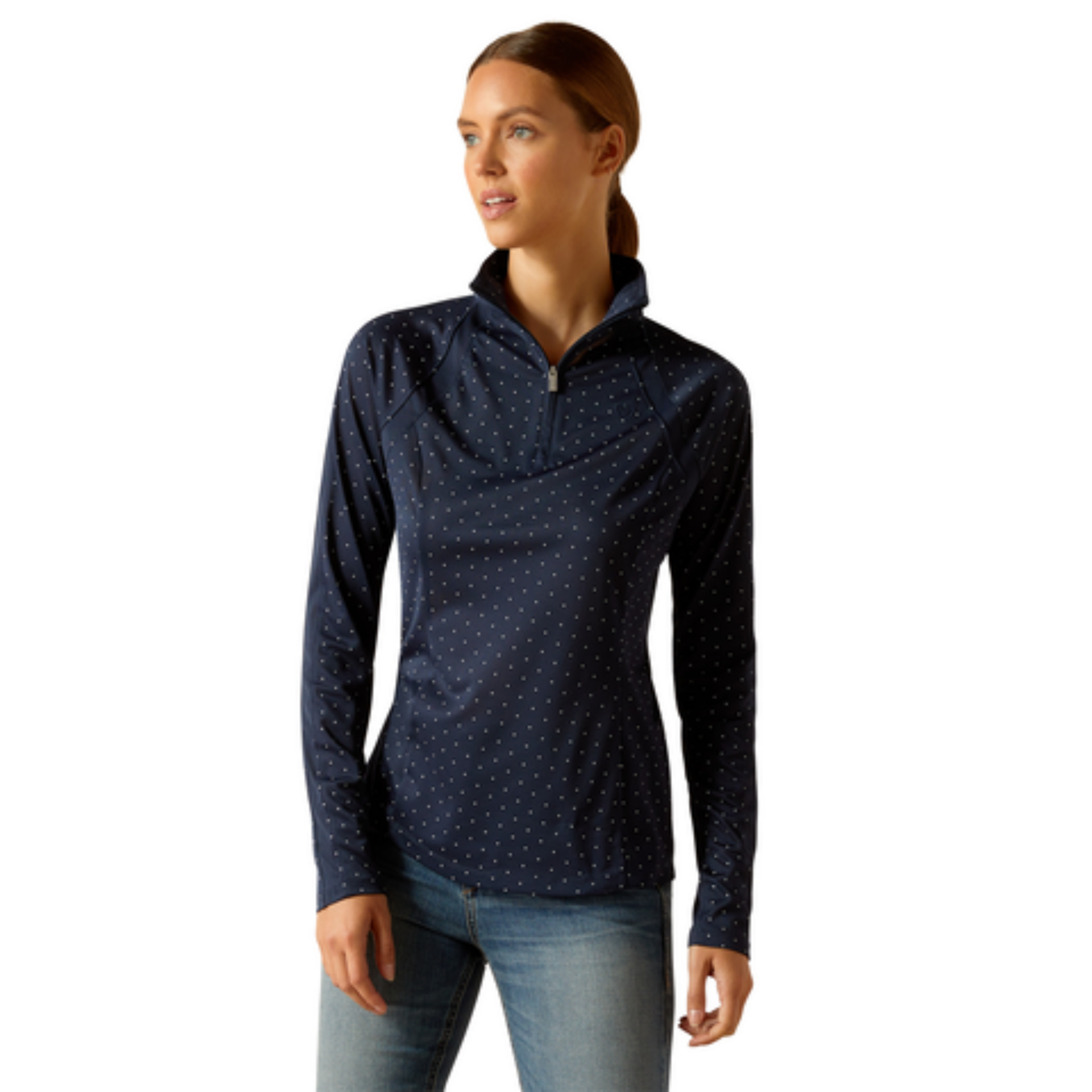 Picture of Ariat 10049044 Sunstopper 3.0 1/4 Zip Baselayer