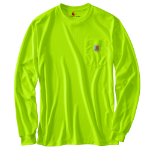 Picture of Carhartt 100494 Mens Force Relaxed Color Enhanced LS T-Shirt