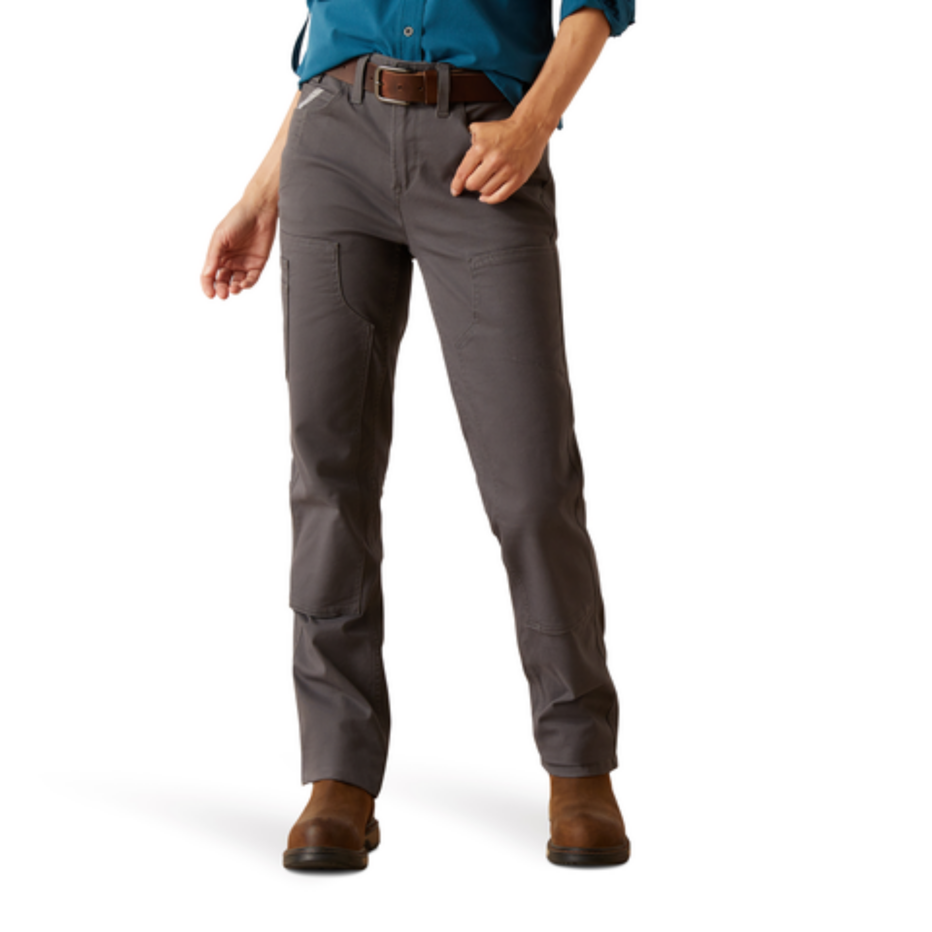 Picture of Ariat 10050620 Rebar PR DuraStretch Made Tough Double Front Straight Pant