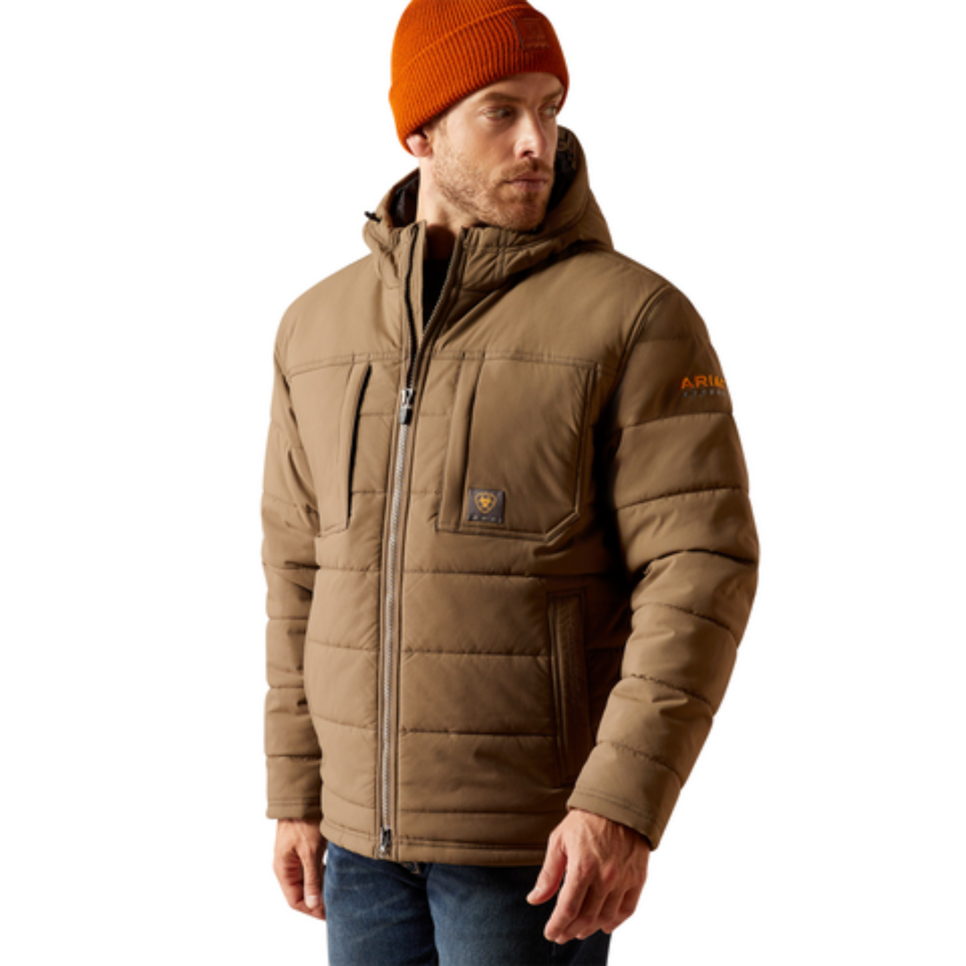 Picture of Ariat 10052428 REBAR WINTER VALIANT RIPSTOP INS JKT
