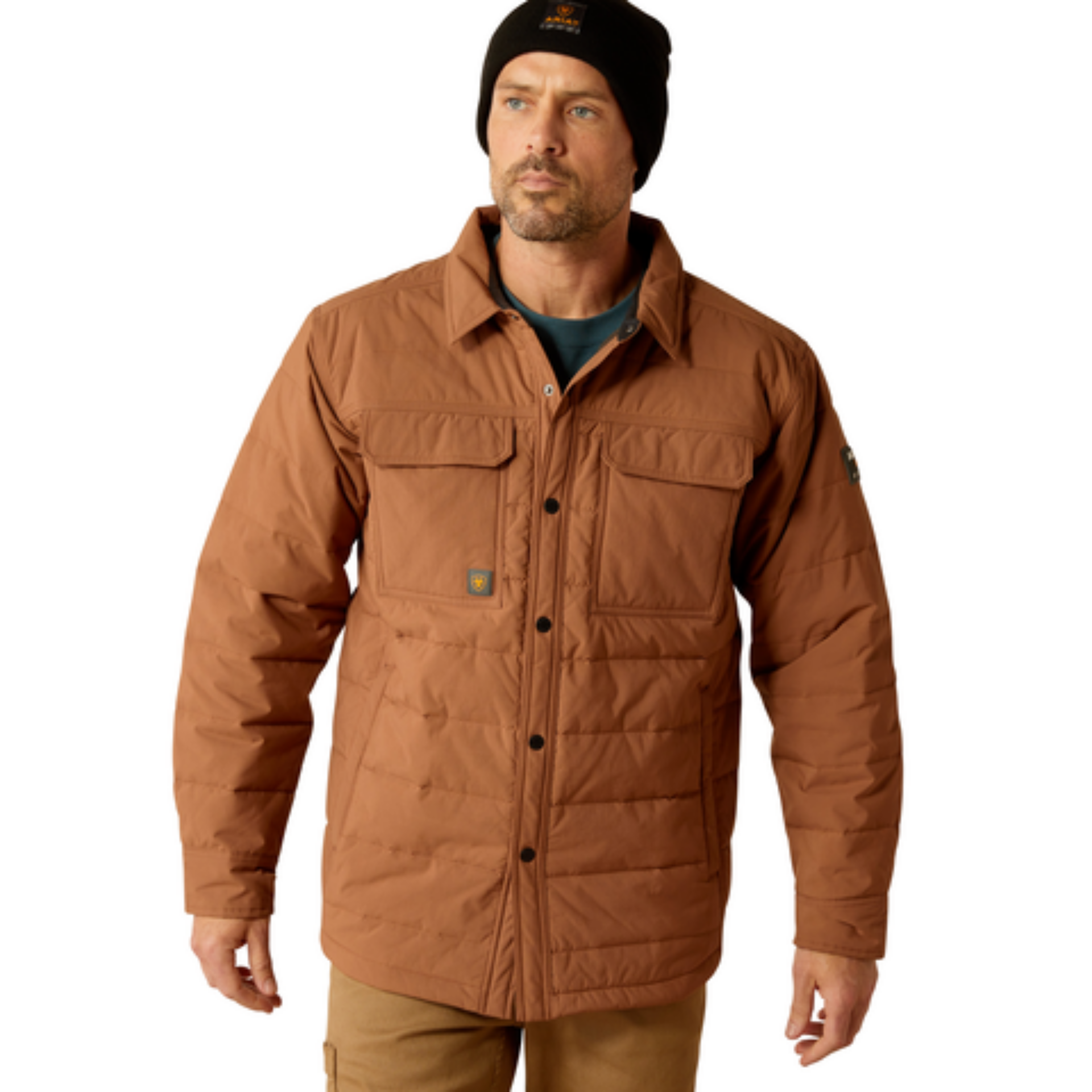 Picture of Ariat 10052686 REBAR CORDURA RIPSTOP INS SHRT JKT