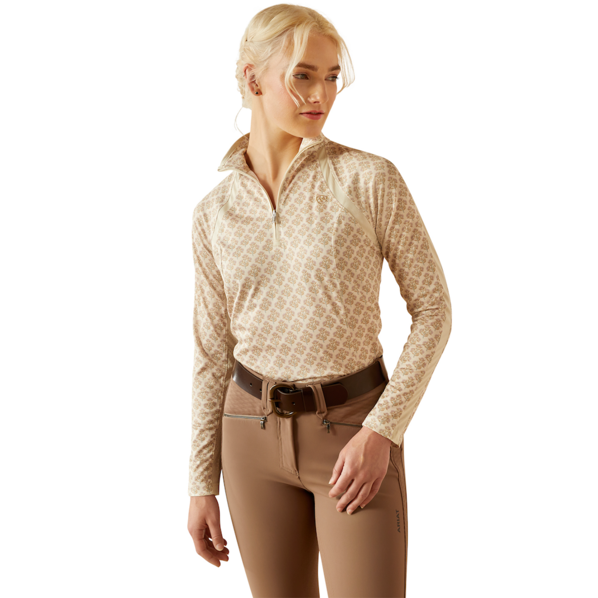 Picture of Ariat 10054959 Sunstopper 3.0 1/4 Zip Baselayer
