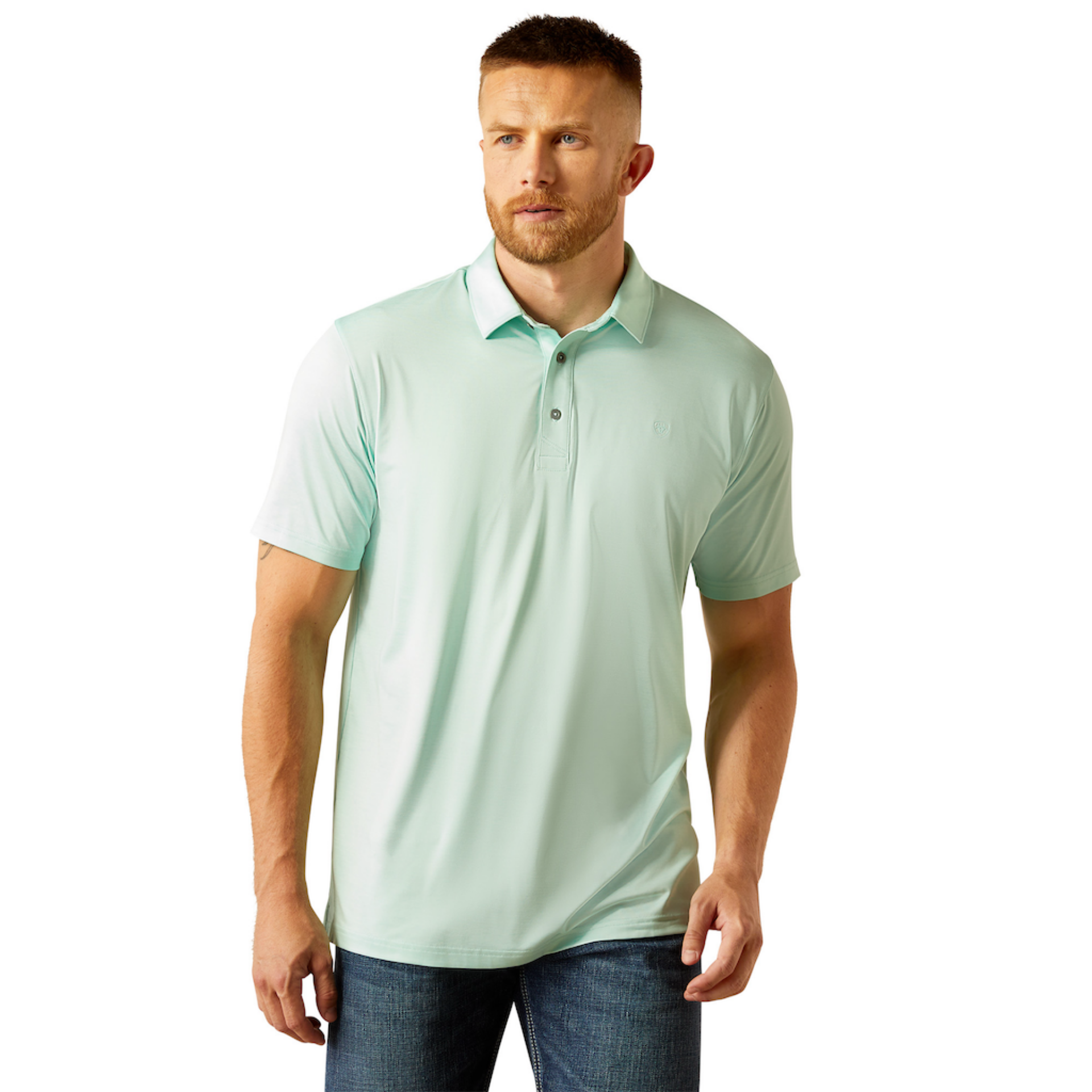 Picture of Ariat 10058779 Charger 2.0 Fitted Polo