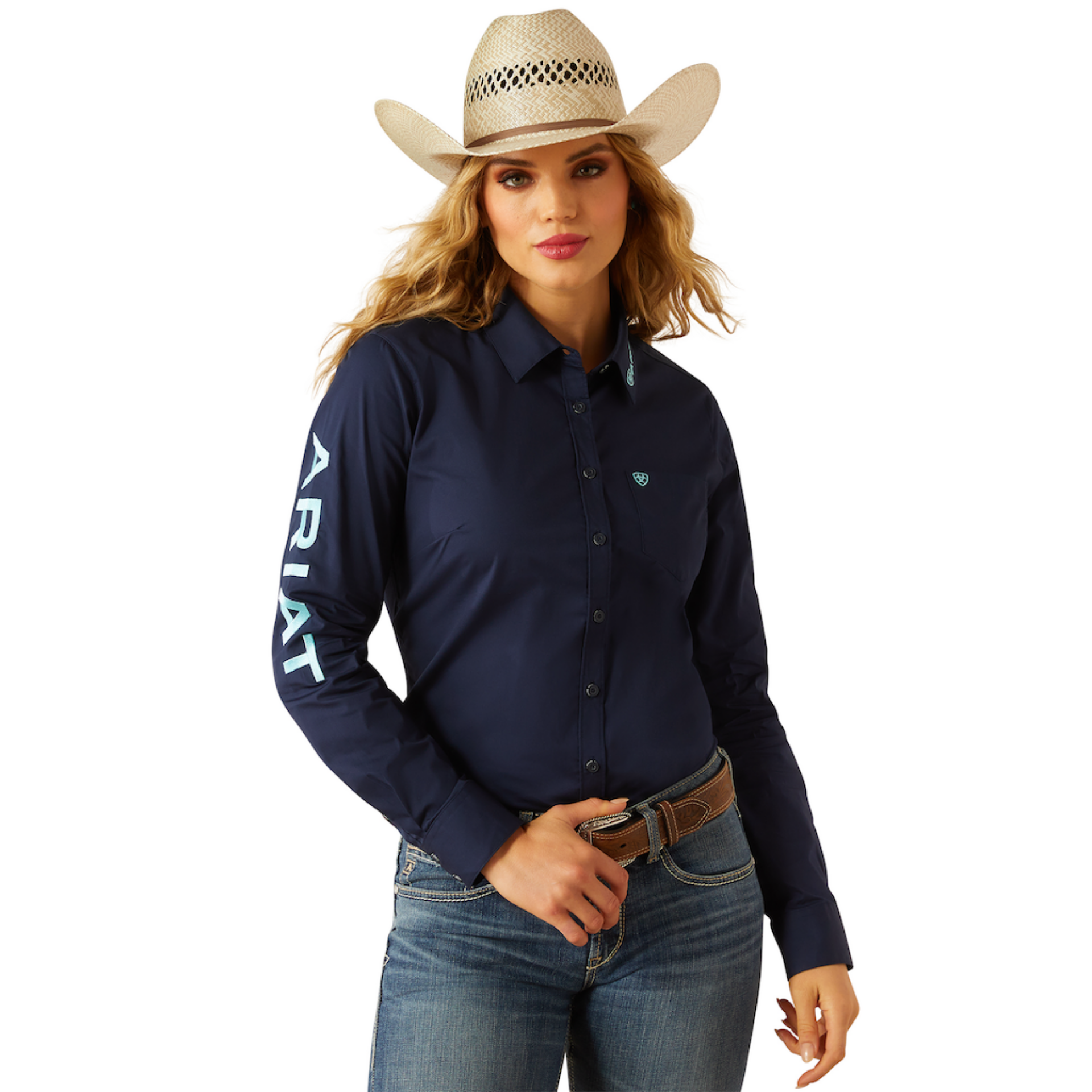 Picture of Ariat 10058796 Team Kirby Stretch Shirt