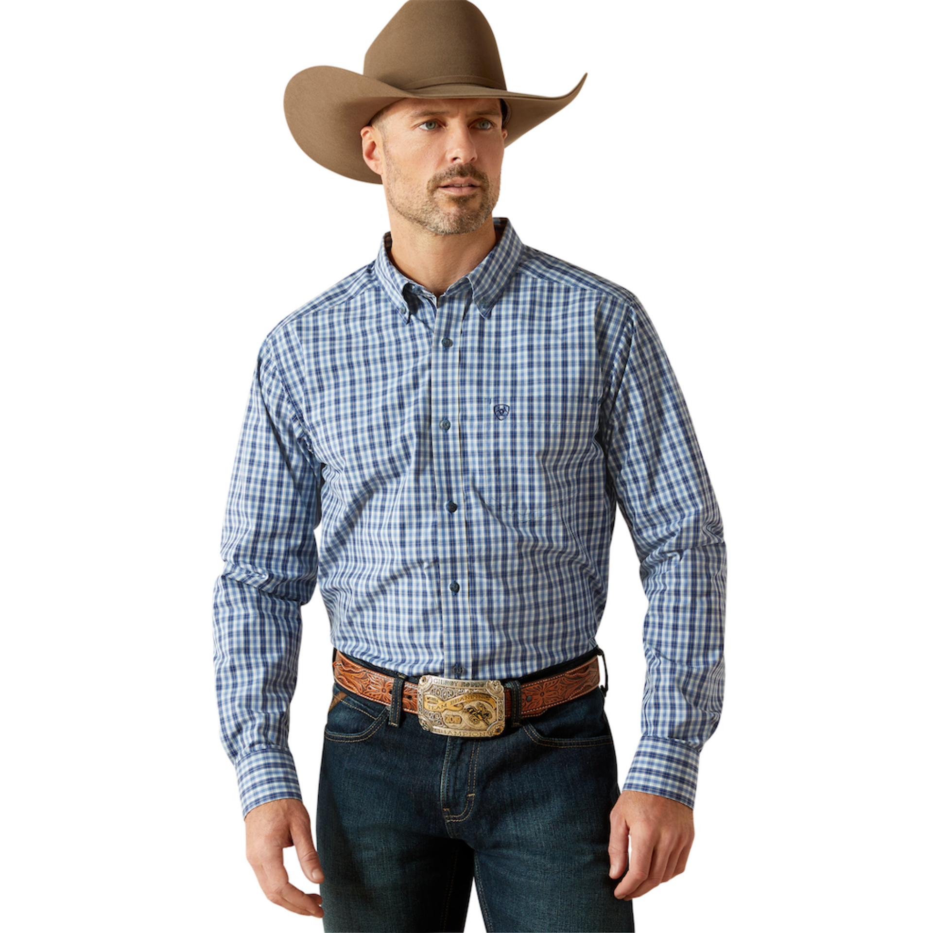 Picture of Ariat 10062346 Pro Series Stephan Fitted Shirt