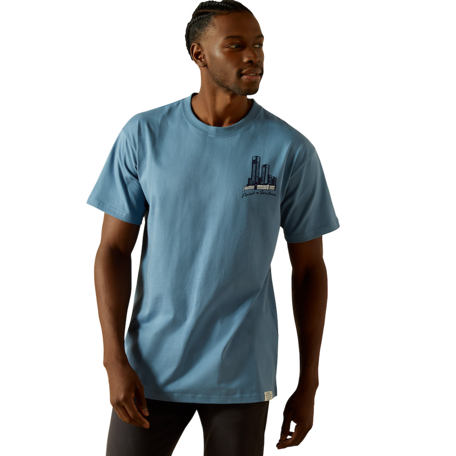 Picture of Ariat 10062404 Sendero Country Fences T-Shirt