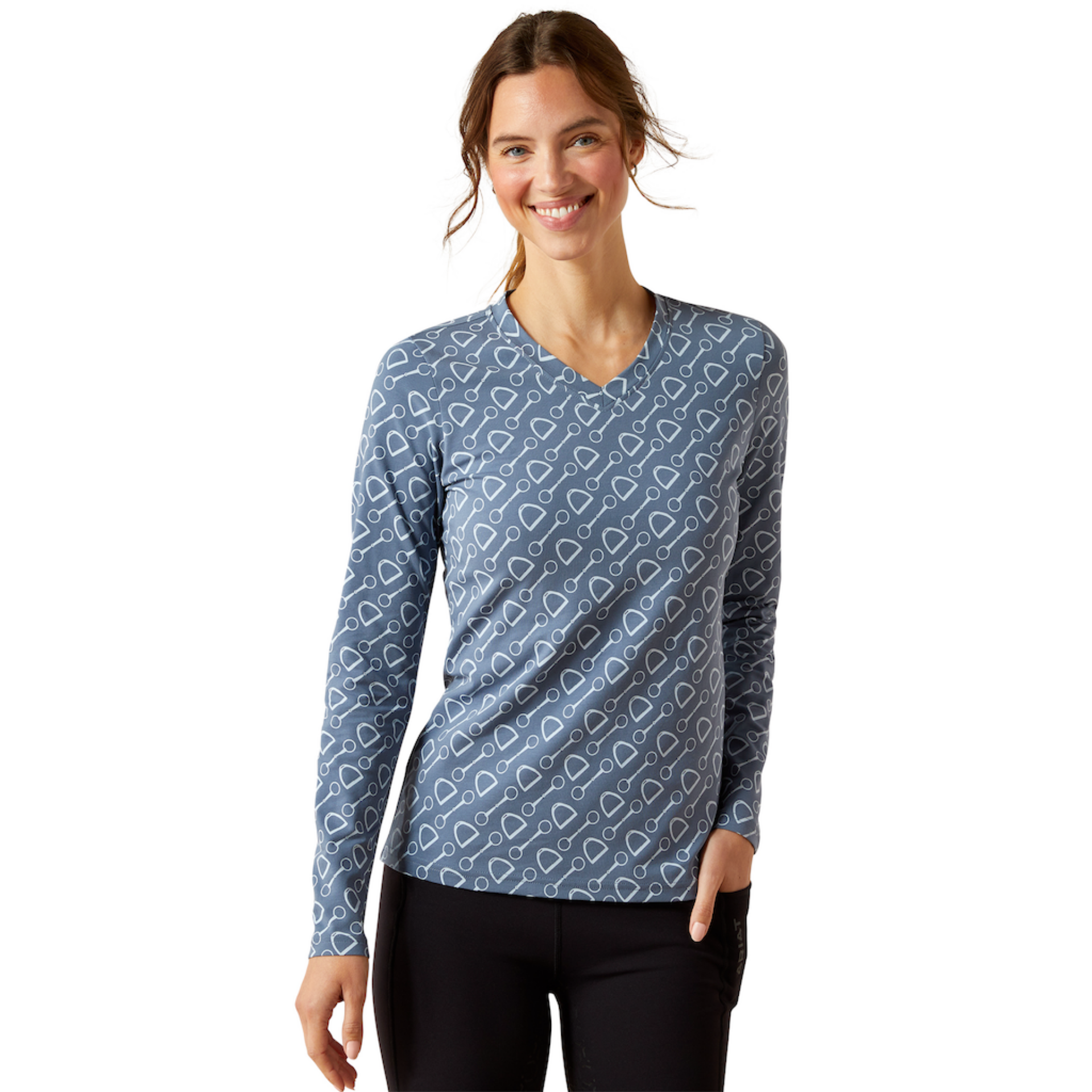 Picture of Ariat 10062572 Hardware Print T-Shirt