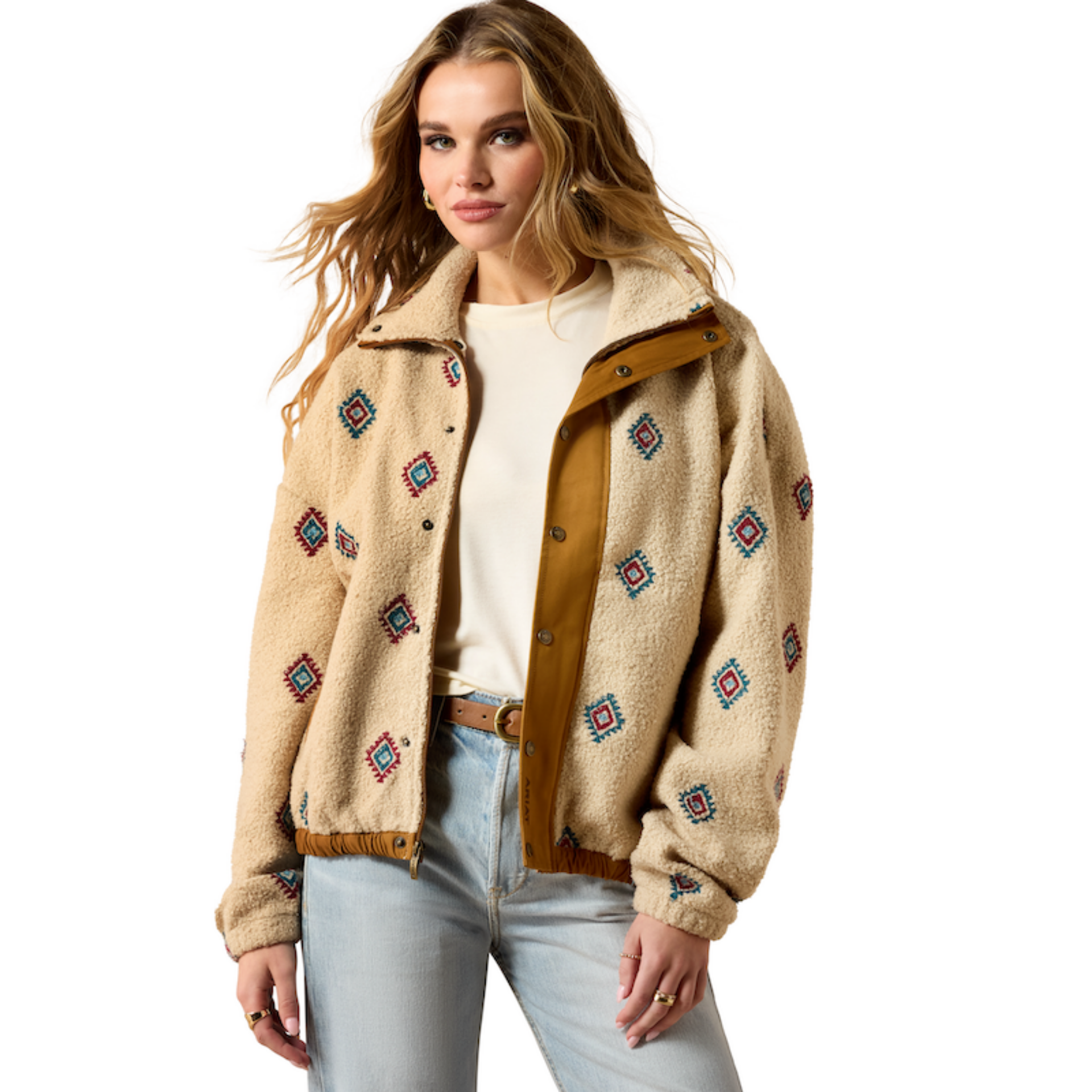 Picture of Ariat 10062815 Sherpa Blocked Jacket