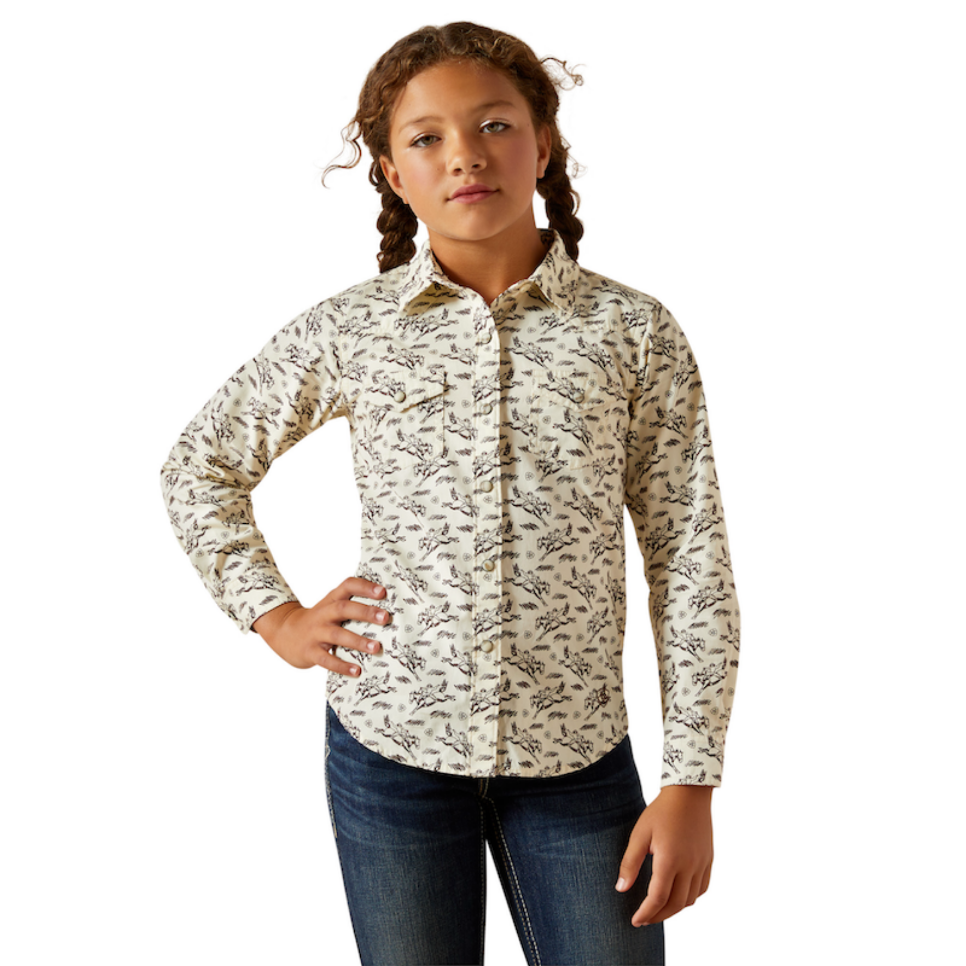 Picture of Ariat 10062842 Rodeo Time Shirt