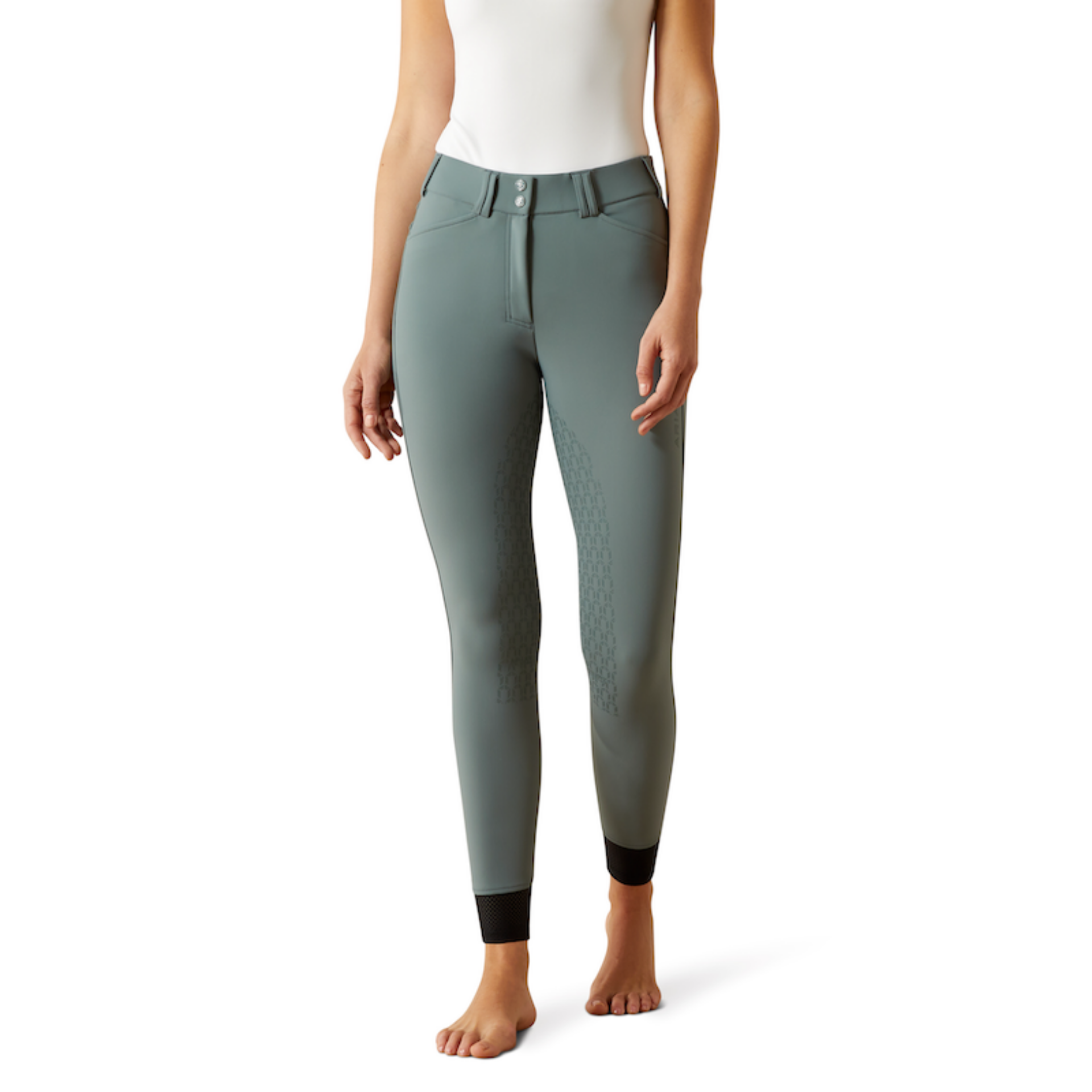 Picture of Ariat 10063173 Tri Factor Vivacity Heat Half Grip Breech
