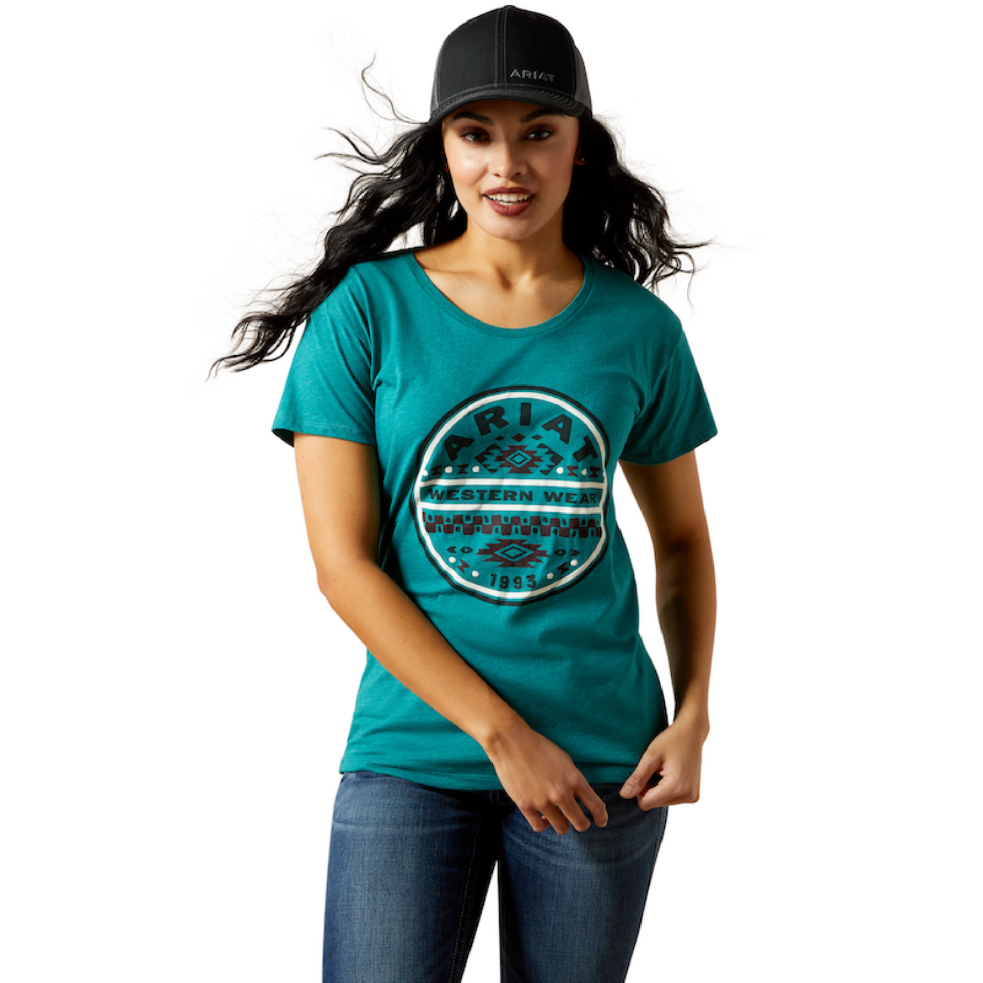 Picture of Ariat 10063762 Ariat SW Brand Lockup T-Shirt