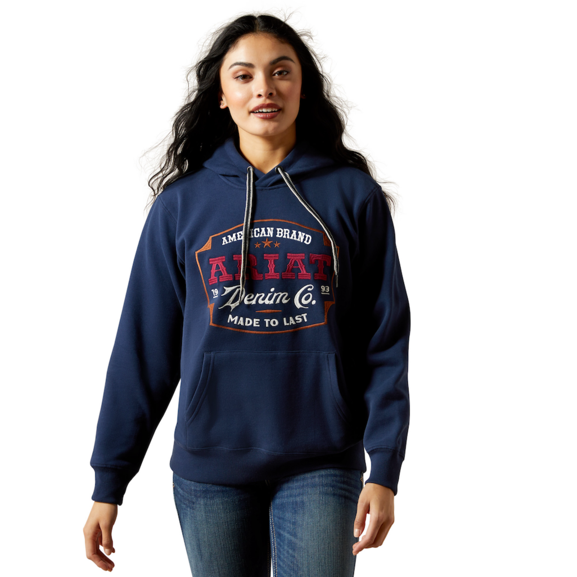 Picture of Ariat 10065959 Ariat Emblem Hoodie