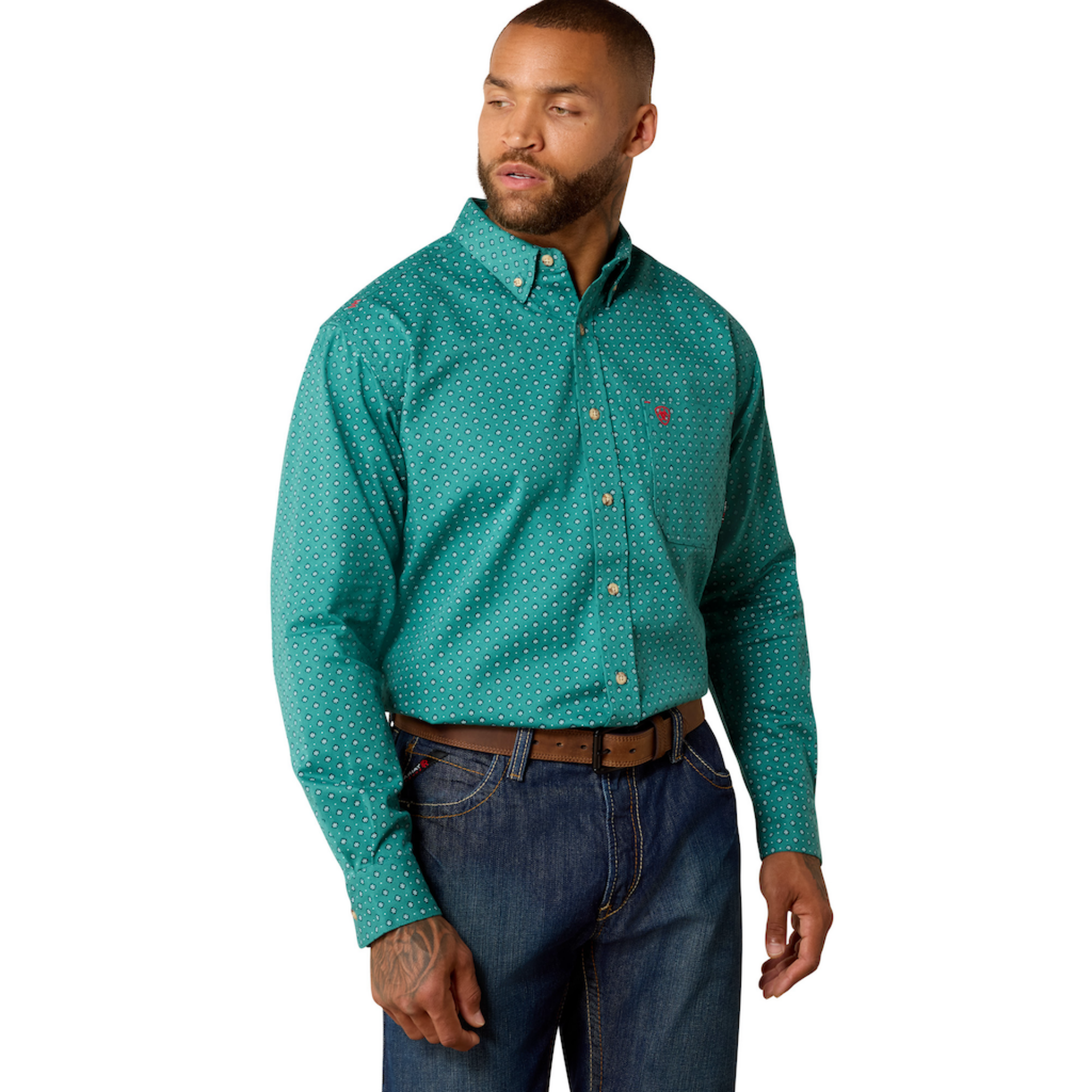 Picture of Ariat 10071322 FR Aaron Work Shirt