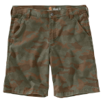 Picture of Carhartt 102514 Mens Relaxed 10 Rigby Dungaree Short