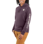Picture of Carhartt 102791 Womens Iconic Clarksburg Logo Sweatshirt