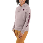Picture of Carhartt 102791 Womens Iconic Clarksburg Logo Sweatshirt