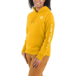 Picture of Carhartt 102791 Womens Iconic Clarksburg Logo Sweatshirt