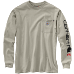 Picture of Carhartt 104130 Mens FR Force Irvine Loose LS Logo T-Shirt