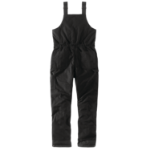 Picture of Carhartt 104694 Womens Loose Fit Washed Duck Insulated Biberall