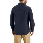 Picture of Carhartt 105291 Mens Force Sun Defender™ Chambray Relaxed LS Shirt
