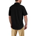 Picture of Carhartt 105292 Mens Force Sun Defender™ Chambray Relaxed SS Shirt