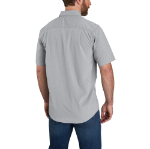 Picture of Carhartt 105292 Mens Force Sun Defender™ Chambray Relaxed SS Shirt