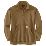 Picture of Carhartt 105294 Mens Marquette 1/4-Zip Mock-Neck Sweatshirt