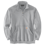 Picture of Carhartt 105294 Mens Marquette 1/4-Zip Mock-Neck Sweatshirt