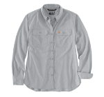 Picture of Carhartt 105538 Womens Force Sun Defender™ Chambray Relaxed LS Shirt