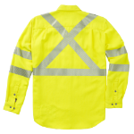Picture of Carhartt 105785 Mens FR HV Force Twill LS Class 3 Shirt