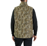 Picture of Carhartt 106099 Mens Rugged Flex® Duck Loose Fit Sherpa-Lined Camo Mock-Neck Vest