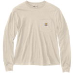 Picture of Carhartt 106121 Womens TENCEL Fiber Series Loose Fit Long-Sleeve Pocket T-Shirt