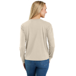 Picture of Carhartt 106121 Womens TENCEL Fiber Series Loose Fit Long-Sleeve Pocket T-Shirt