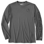 Picture of Carhartt 106164 Mens Force Sun Defender™ Relaxed LS Logo T-Shirt