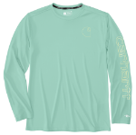 Picture of Carhartt 106164 Mens Force Sun Defender™ Relaxed LS Logo T-Shirt