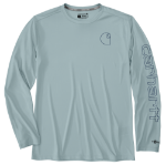 Picture of Carhartt 106164 Mens Force Sun Defender™ Relaxed LS Logo T-Shirt