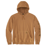 Picture of Carhartt 106253 Mens Durham Garment Dyed Logo Sweatshirt