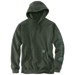 Picture of Carhartt 106253 Mens Durham Garment Dyed Logo Sweatshirt