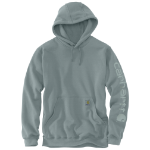 Picture of Carhartt 106253 Mens Durham Garment Dyed Logo Sweatshirt