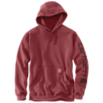 Picture of Carhartt 106253 Mens Durham Garment Dyed Logo Sweatshirt