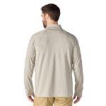 Picture of Carhartt 106423 Mens Force Ironwood Relaxed 1/2-Zip Mock Neck