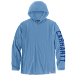 Picture of Carhartt 106654 Mens Force Relaxed Logo Hoodie