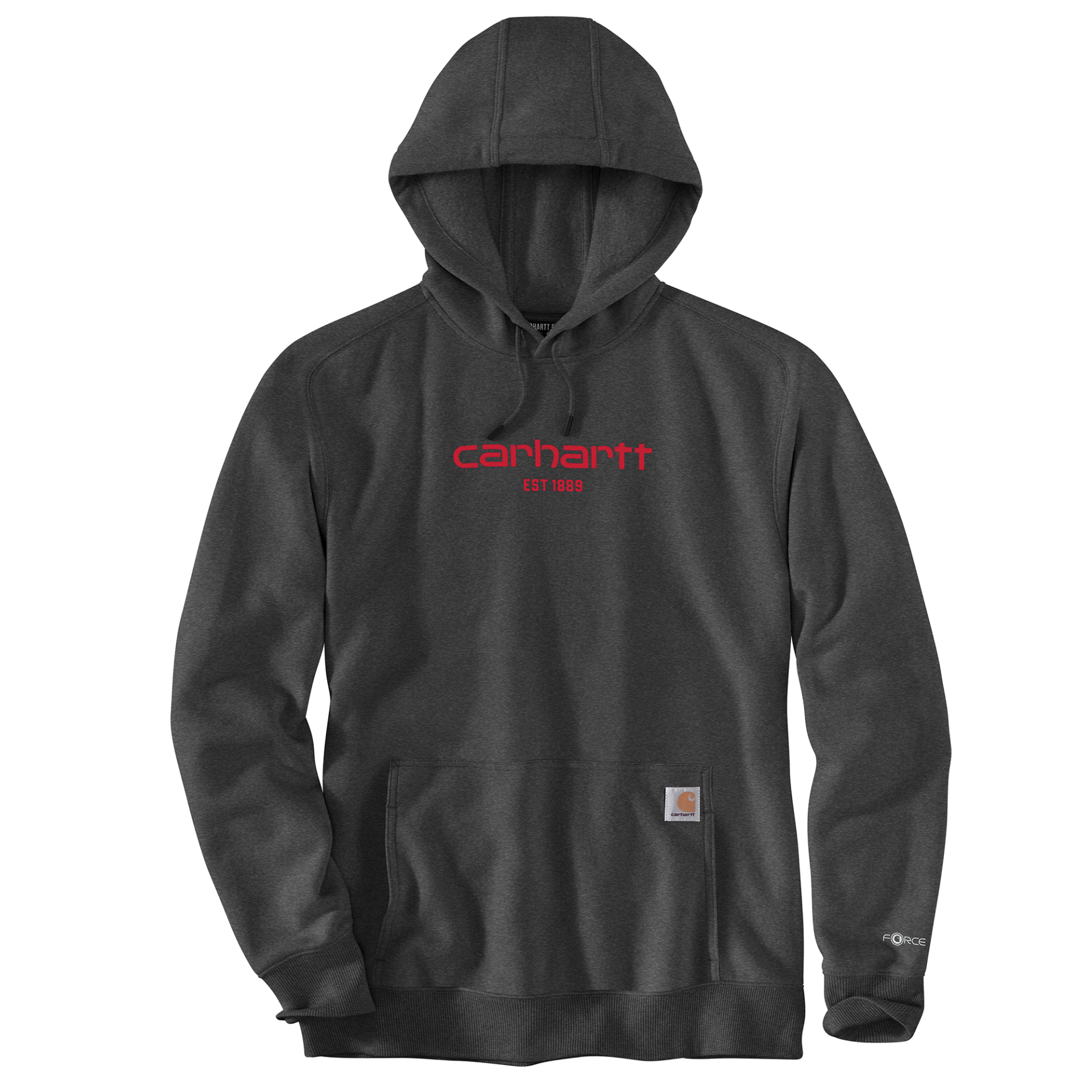 Picture of Carhartt 106655 Mens Force Relaxed Fit Lightweight Logo Graphic Sweatshirt