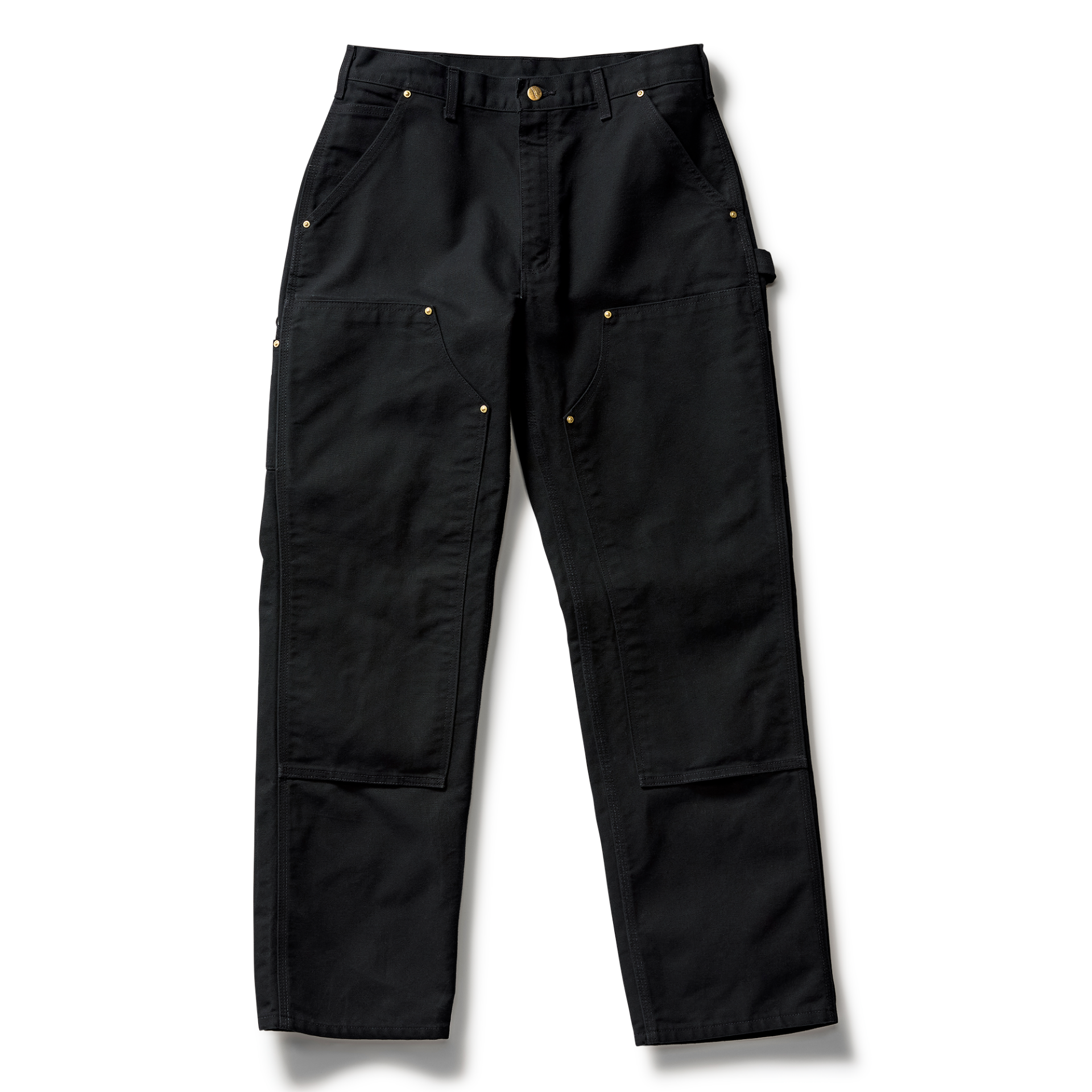 Picture of Carhartt 106679 Mens Iconic B01 Firm Duck Double-Front Dungaree