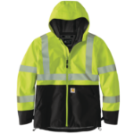Picture of Carhartt 106693 Mens HV Portsmouth Class 3 Jacket